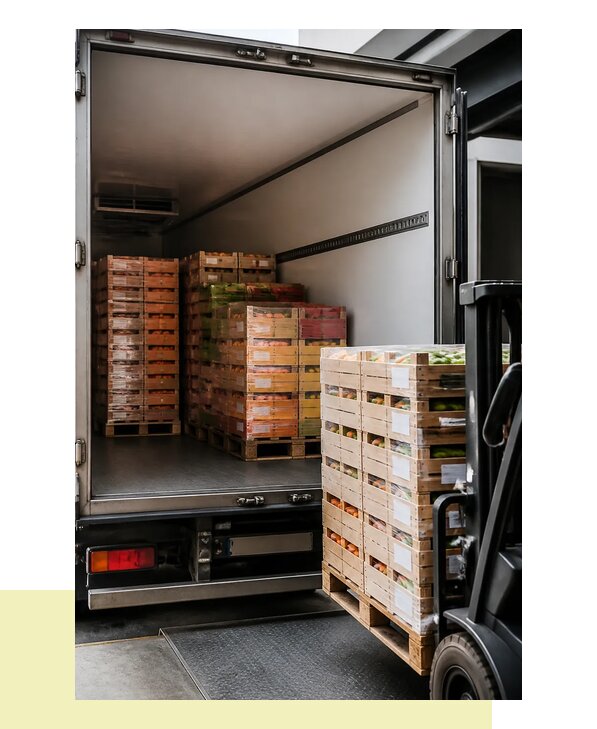 Перевозка сельхозпродукции на паллетах с доставкой в Ногинск